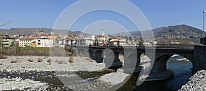 bridge over the Taro river in Borgotaro