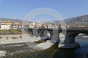 bridge over the Taro river in Borgotaro