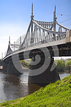 Bridge over the Volga River