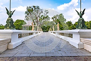 Bridge over the water in Bang Pa-In Palace