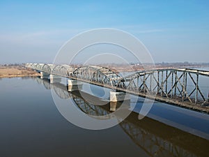 Bridge over Wisla river in Grudziadz photo