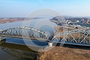 Bridge over Wisla river in Grudziadz photo