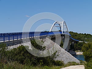 The bridge over the Zdrelac strait