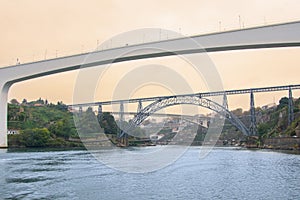 Bridge that overlooks the beautiful Douro River