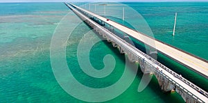 Bridge of Overseas Highway, Florida photo