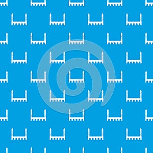Bridge pattern seamless blue