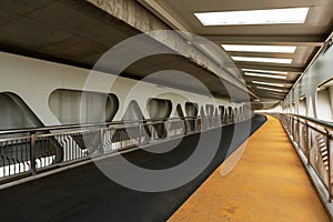 Bridge, pedestrians and non-motorized vehicle lanes