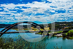 360 Bridge Pennybacker Bridge Side Angle Day time photo