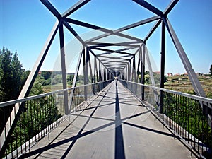 Bridge in perspective photo