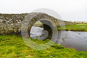 Bridge Pont Aberffraw on Anglesey, Wales UK