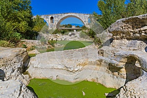 Bridge Pont Julien in Provence France