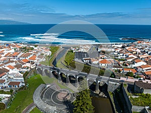 Bridge Ponte dos Oito Arcos, - Sao Miguel Island, Azores, Portugal photo