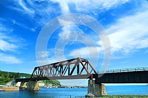 Bridge in Port Daniel in Gaspesie