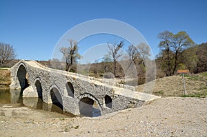 The bridge of Pramortsa in Kozani, Greece