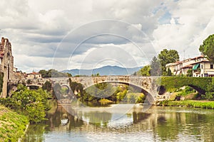 Bridge in Prato, Italy photo