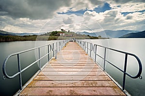 Bridge in prespes lake