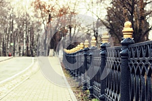 Bridge railing spring