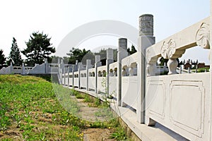Bridge railings in ancient China