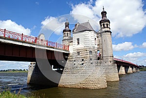 Bridge on the river photo