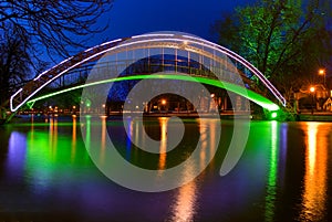 Bridge on the River Great Ouse in Bedford, England