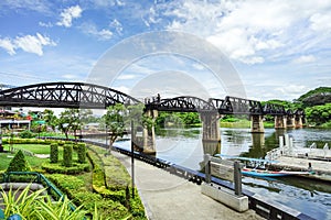 The Bridge of the River Kwai in Kanchanaburi