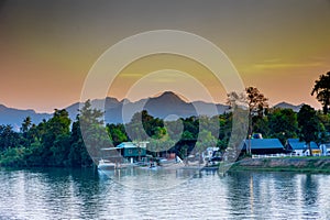 Bridge on River Kwai Kanchanaburi Thailand where British and Australian prisoners of war where held by the Japanese