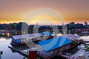 Bridge on River Kwai Kanchanaburi Thailand where British and Australian prisoners of war where held by the Japanese