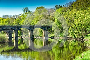 A bridge on the river Lune near Lancaster.