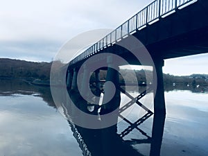 Bridge on the river tamar devon