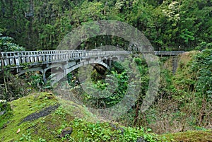 Bridge on Road to Hana, Maui, Hawaii