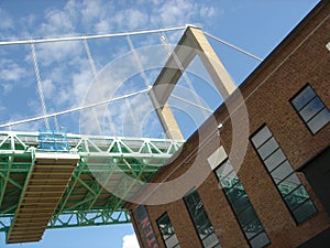 A bridge on the roof