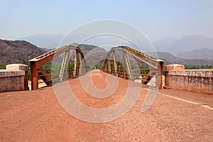 Bridge in Salta province, north west of Argentina. Road between Salta and Cafayate, It was scenery of argentine movie