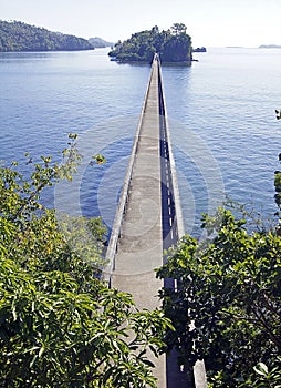 Bridge on the Samana peninsula, Dominican Republic