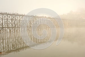 Bridge at sangklaburi Thailand