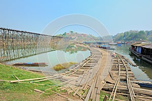 Bridge at sangklaburi Thailand