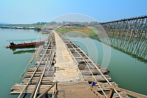 Bridge at sangklaburi Thailand