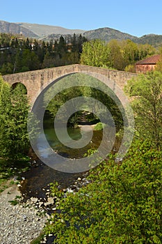 Bridge at Sant Joan de les Abadesses Catalonia Spain