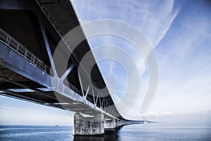 Bridge on the sea photo