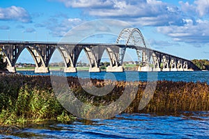 A bridge between Seeland und Moen in Denmark