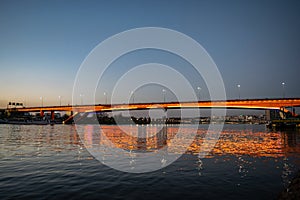 Bridge in Serbia capital,Belgrade