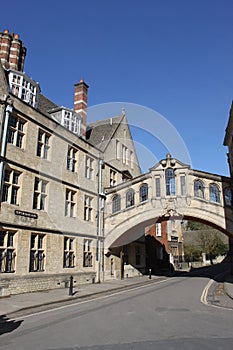 Bridge of Sighs over New College Lane, Oxford.