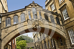 Bridge of Sighs in Oxford - England photo