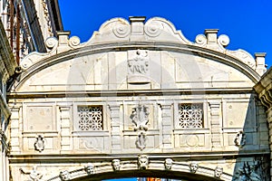 Bridge Sighs Passageway Doge& x27;s Palace Prison Venice Italy