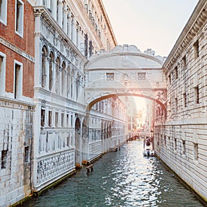 Bridge of Sighs Venice Italy