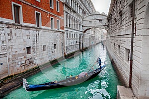 Bridge of Sighs in Venice photo
