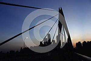 Bridge silhouette photo