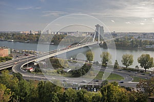 Bridge of SNP at Bratislava