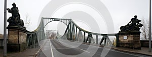 Bridge of Spies or Glienicke Bridge in Berlin