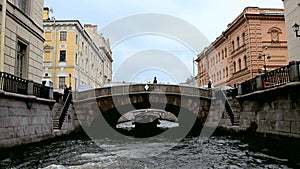 Bridge, St. Petersburg. Russia.