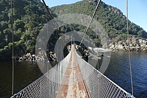 Bridge at Storms Mouth rivier, South Africa.